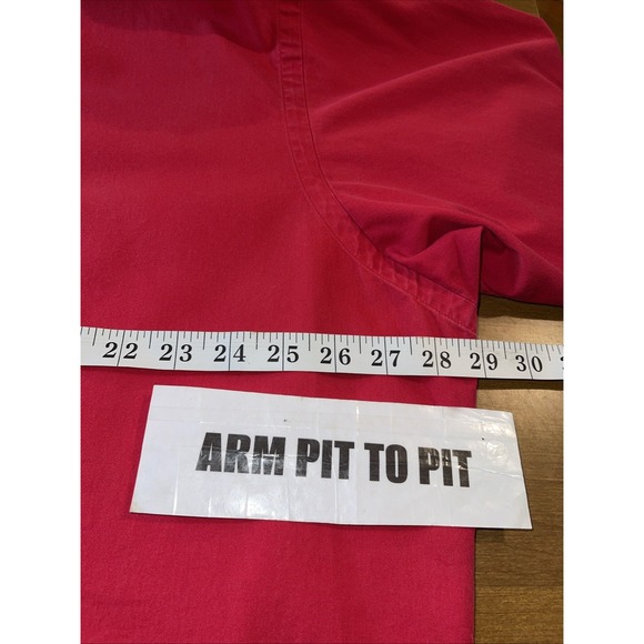 Ralph Lauren Shirt Men XL Red Blake Pony Long Sleeve Button Down Preppy - Picture 4 of 5